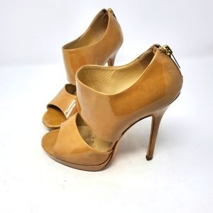 Jimmy Choo Nude Patent Pumps